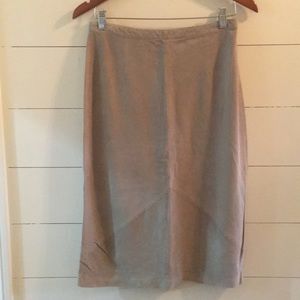 Harold’s leather suede skirt size 6